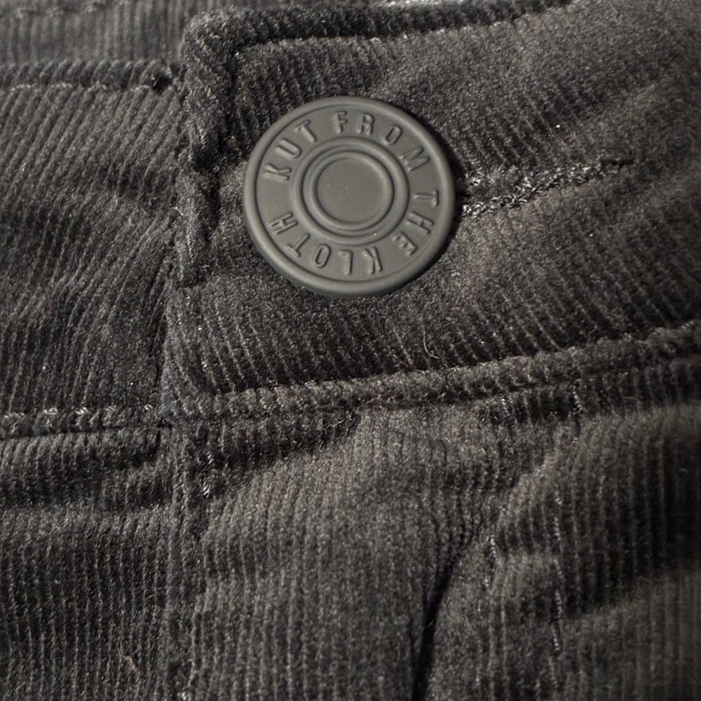 KUT From the Kloth Catherine Boyfriend Corduroy‎ Pants Women Size 18 - Picture 6 of 9
